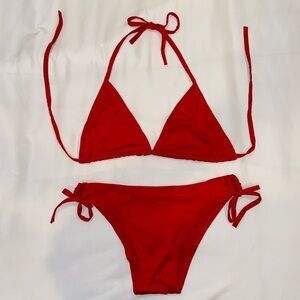 NWOT Red Bikini Set